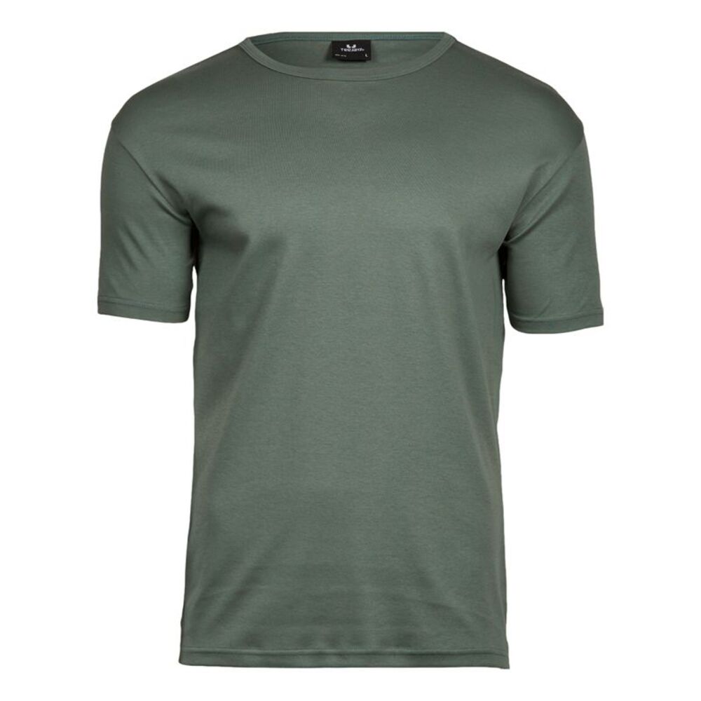 Tee Jays Mens Interlock T-Shirt / Leaf Green